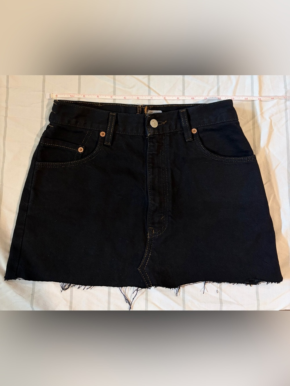 Levi’s Black Denim Mini Skirt